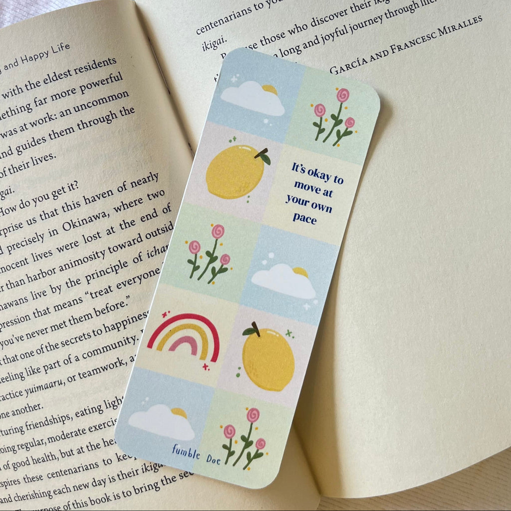 colourful happy pinterest rainbow bookmark stationery