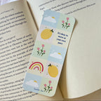colourful happy pinterest rainbow bookmark stationery