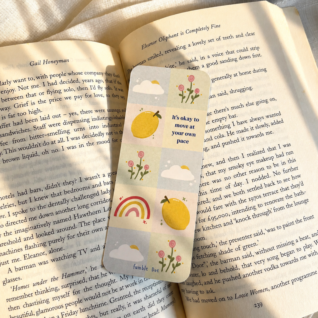 At Your Own Pace- Classic Bookmark