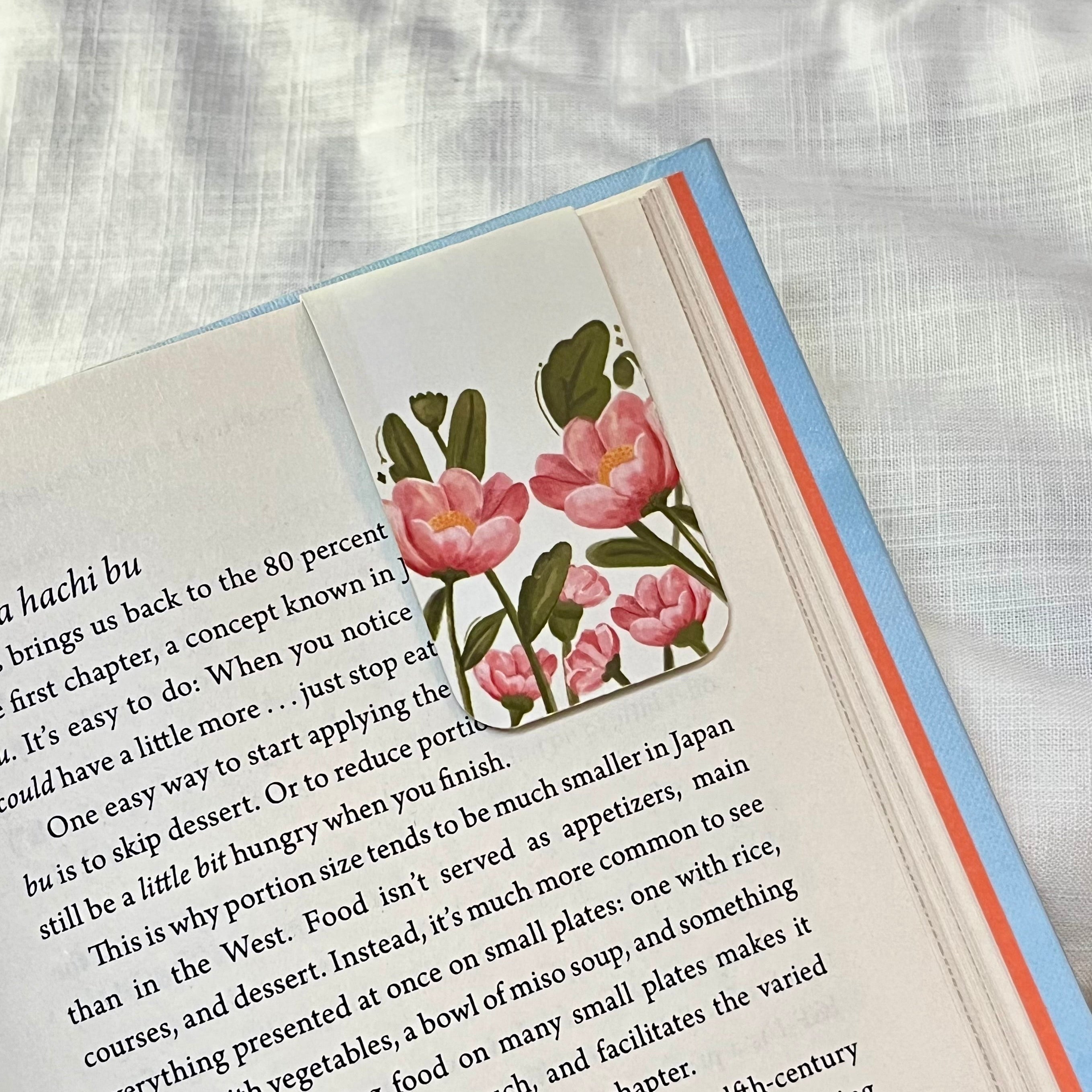 Peony Dreams- Magnetic Bookmark