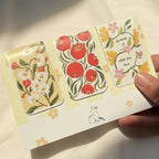 floral magnetic bookmark set